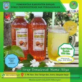 Sirup Temulawak Mama Aliya